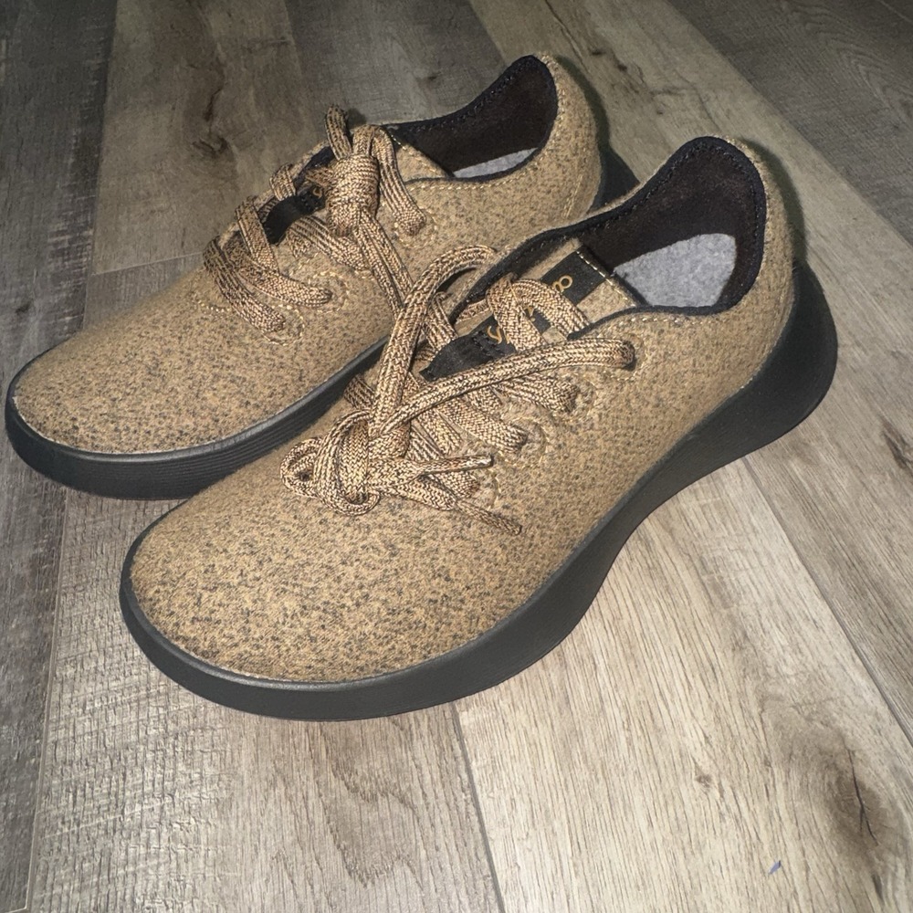 Allbirds Wool Runner 2 Brown Stony Beige Walking Sneakers Womens 6 - Picture 5 of 9